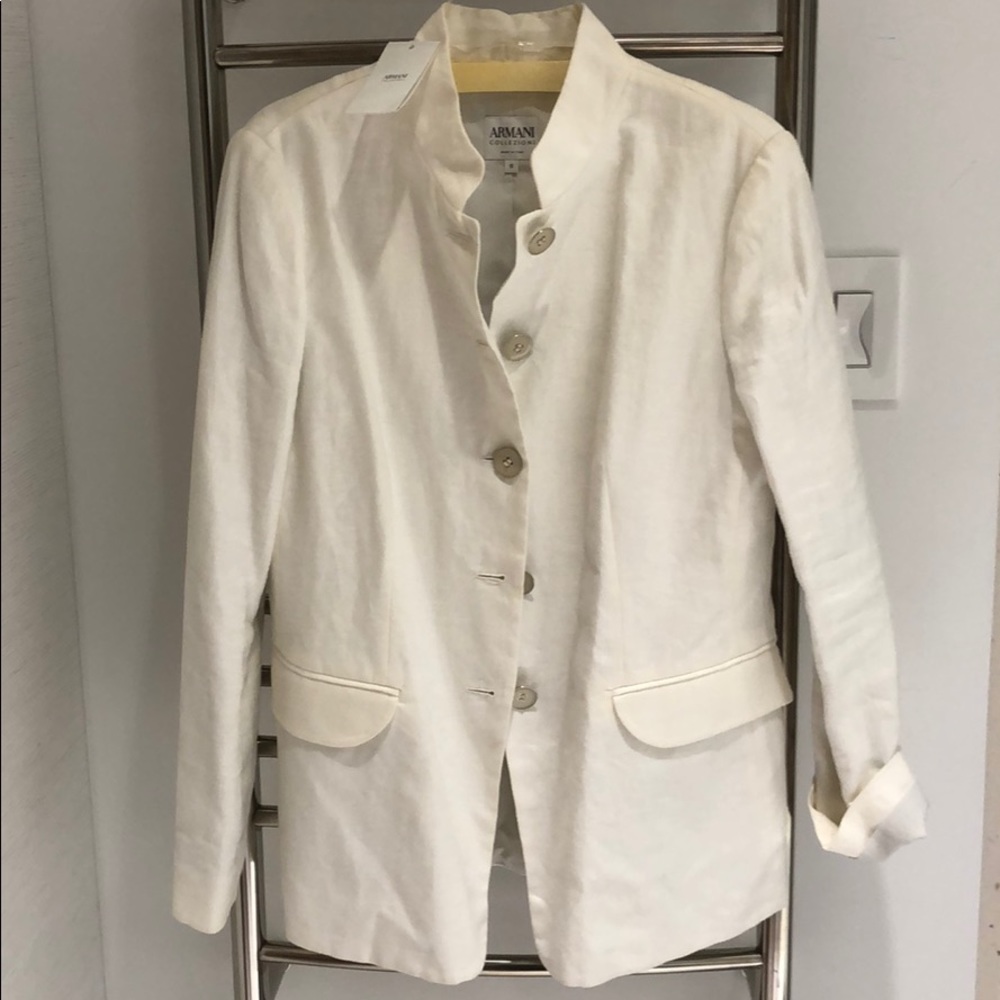 Armani white jacket